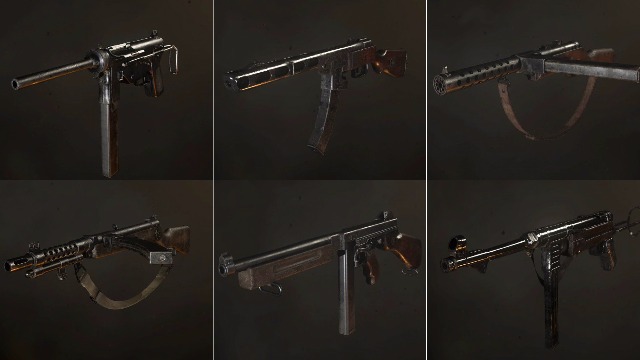 Call of Duty WW2 SMG Submachine Guns Call of Duty WW2