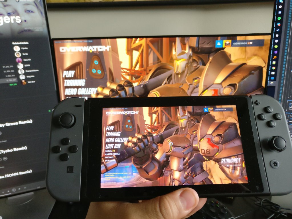 Overwatch Nintendo Switch Rainway PC