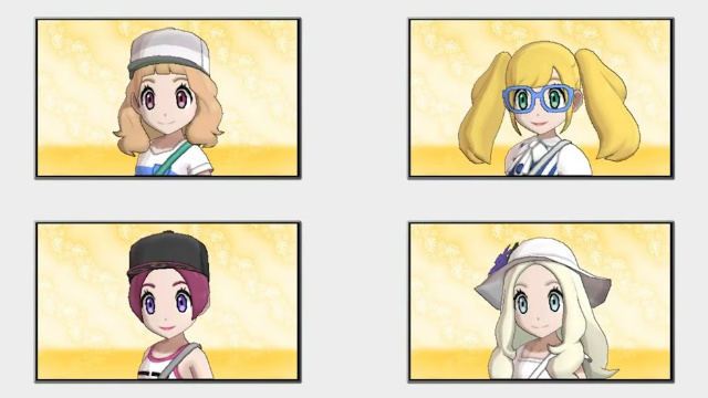 Pokemon Ultra Sun and Ultra Moon Hairstyles