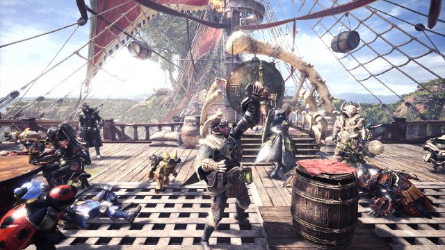 monster hunter world co-op