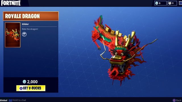 fortnite dragon glider