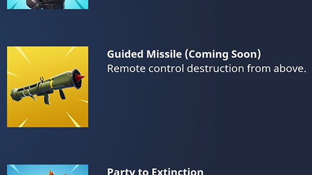 Fortnite Guided Missile