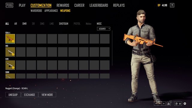 pubg weapon skins