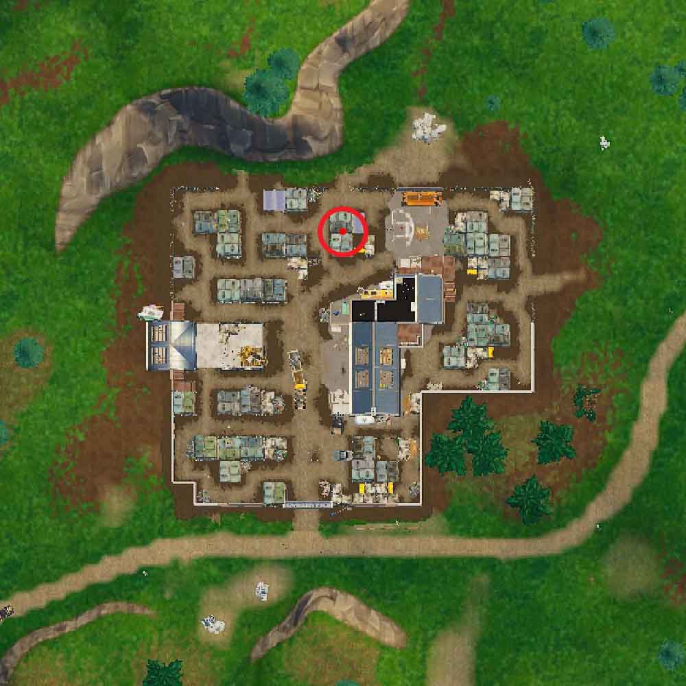 Fortnite Week 9 Treasure Map Location