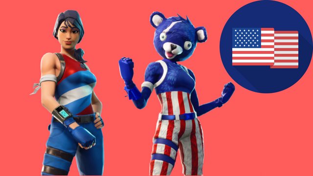 fortnite 4th july skins