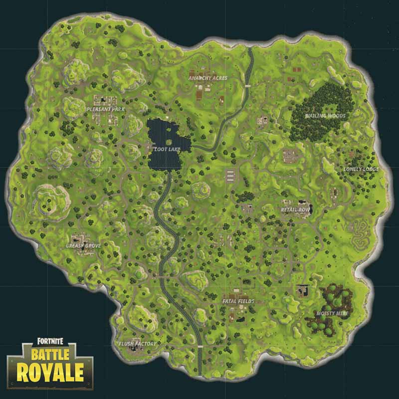 Old Fortnite Map