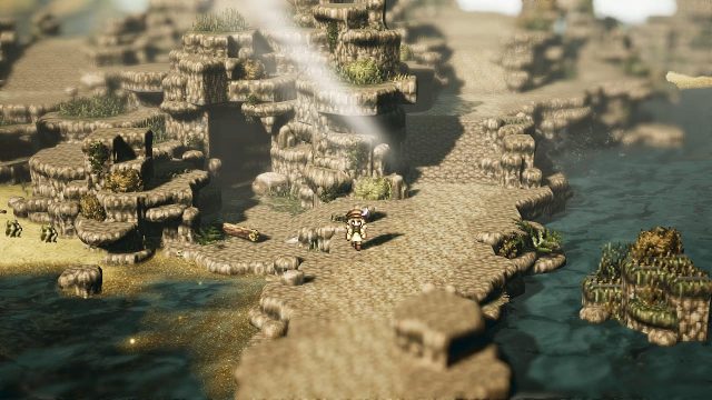 Octopath traveler debuts at number three in the UK charts