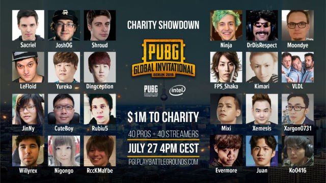 pubg charity showdown