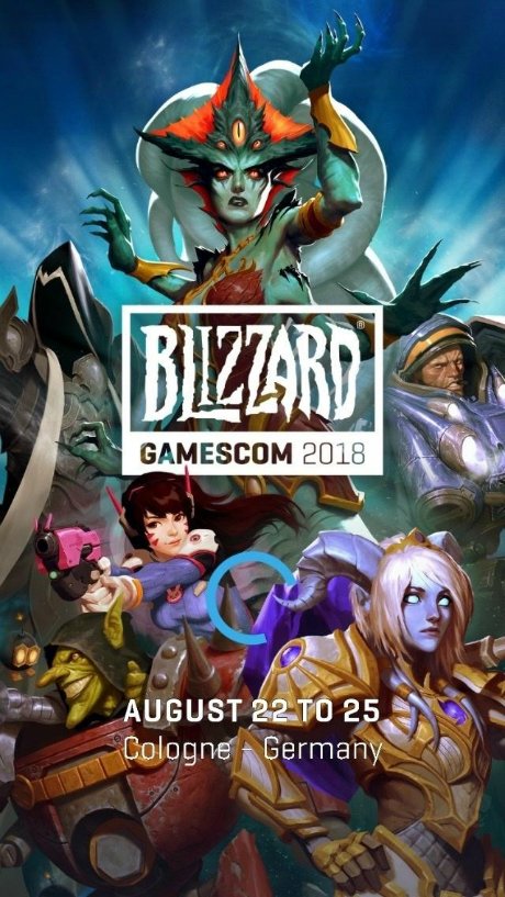 Blizzard Gamescom 2018 Official Poster