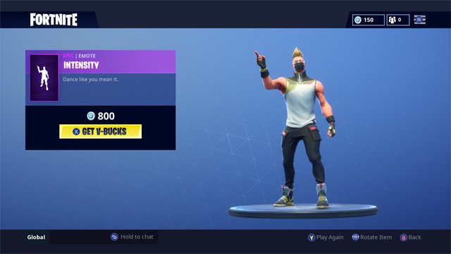 Fortnite Intense Emote Change