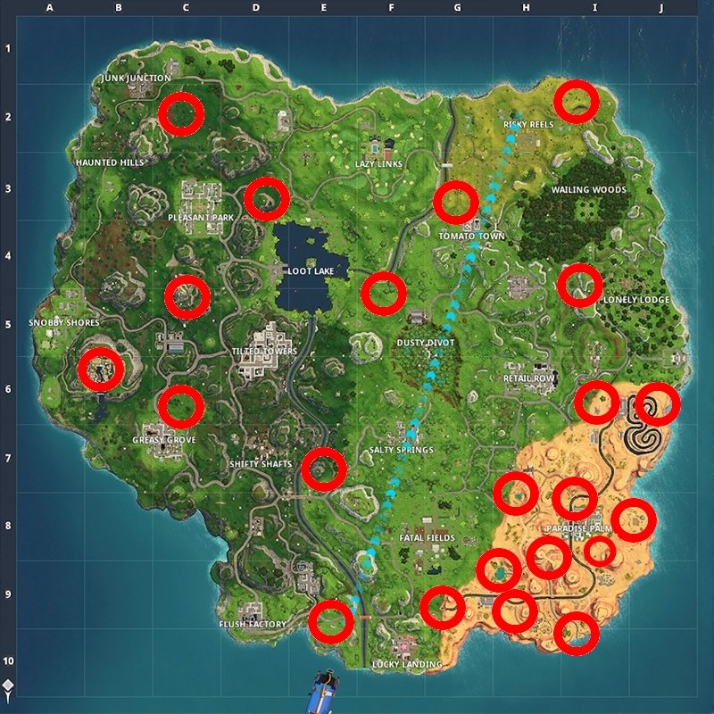 fortnite rift locations