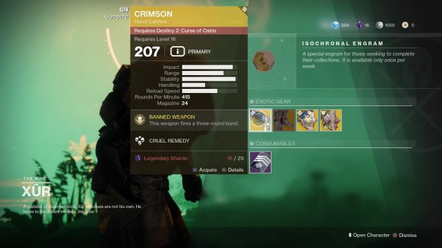 xur location