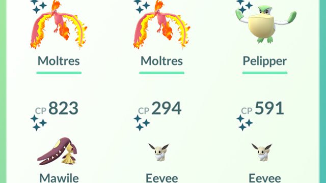 List of shiny Pokemon in Pokemon Go