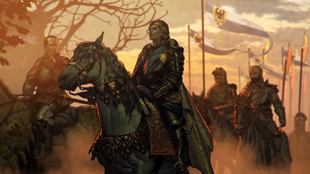 Meve in the new Thronebreaker The Witcher Tales gameplay trailer.