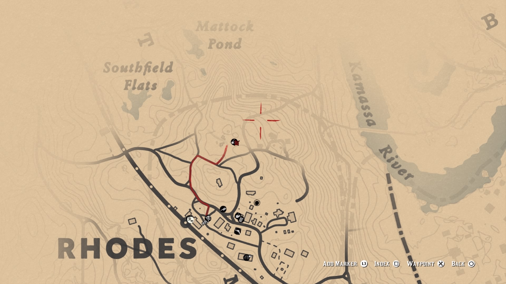 Red Dead Redemption 2 fence rhodes