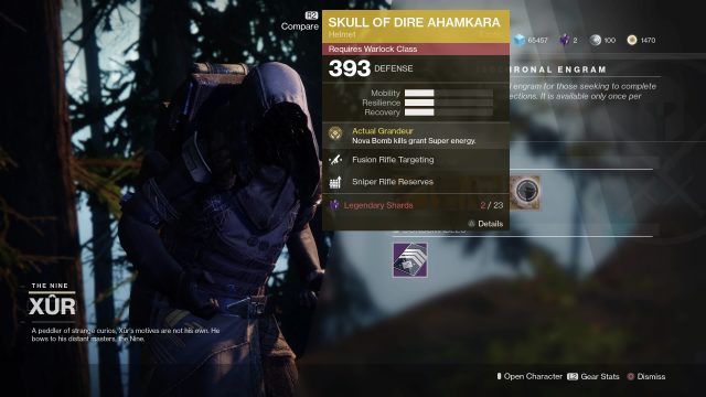 Xur today