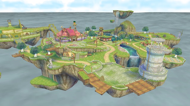 Noclip website Skyloft from Skyward Sword