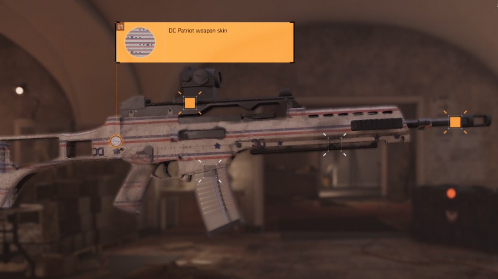 The Division 2 Weapon Skin Equipped