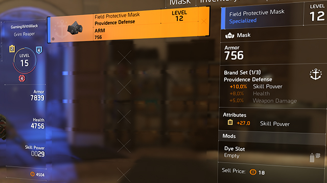 The Division 2 Skill Power Increase