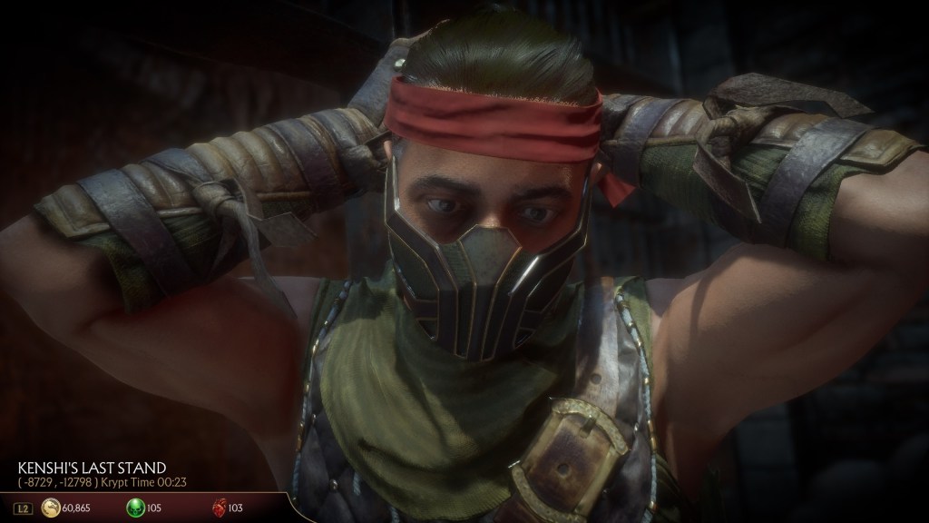 How to get Kenshi's Blindfold in MK11