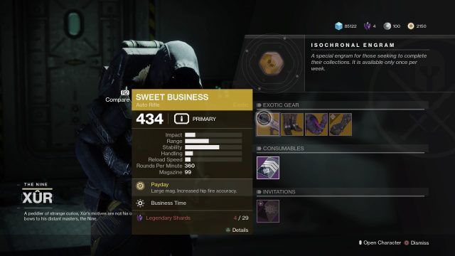 Xur today