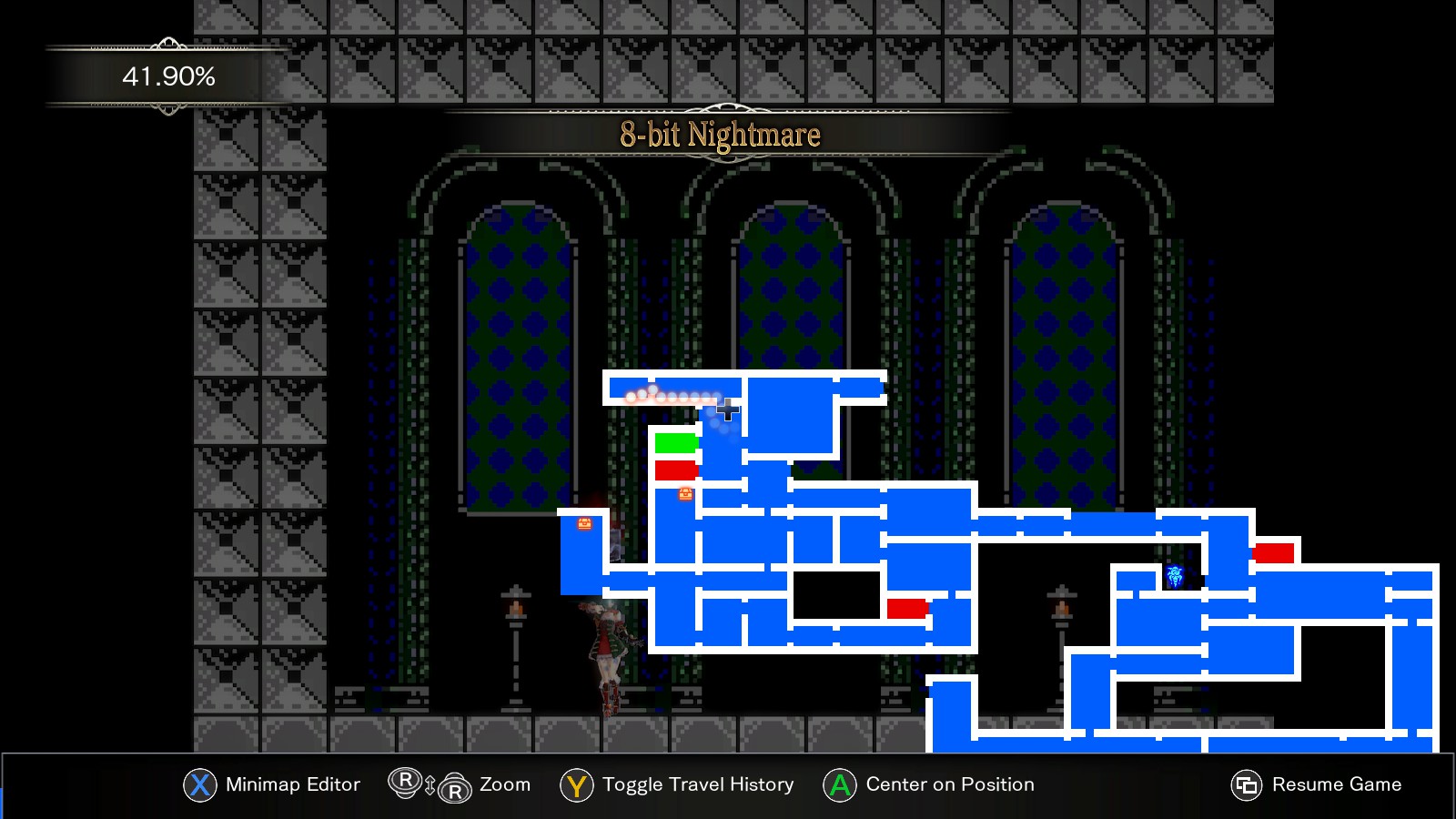 Bloodstained Ritual of the Night 8-bit Nightmare location