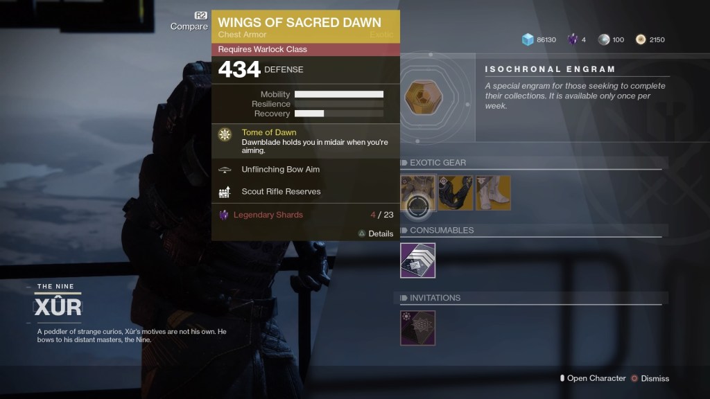 Xur today