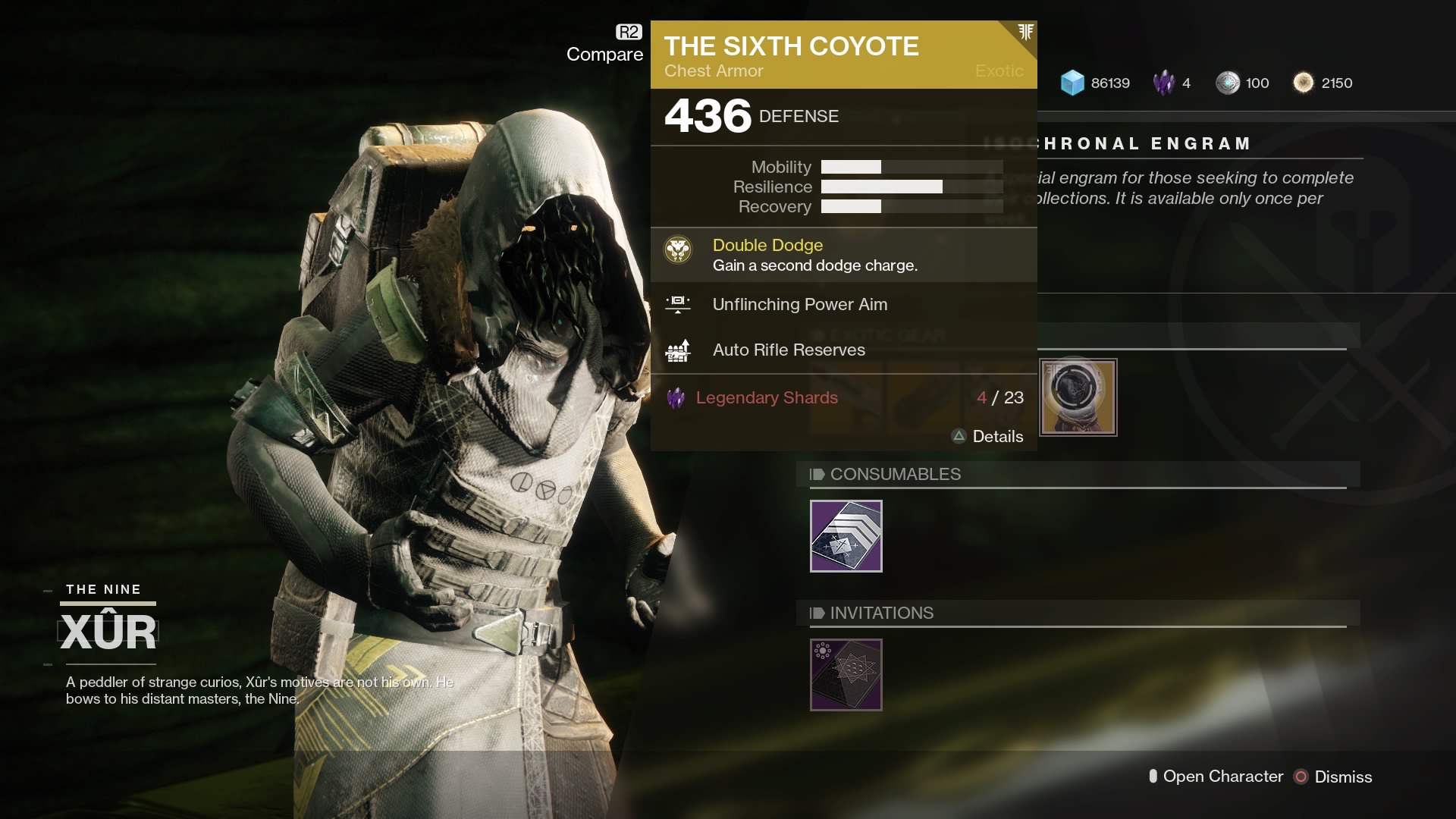 xur inventory