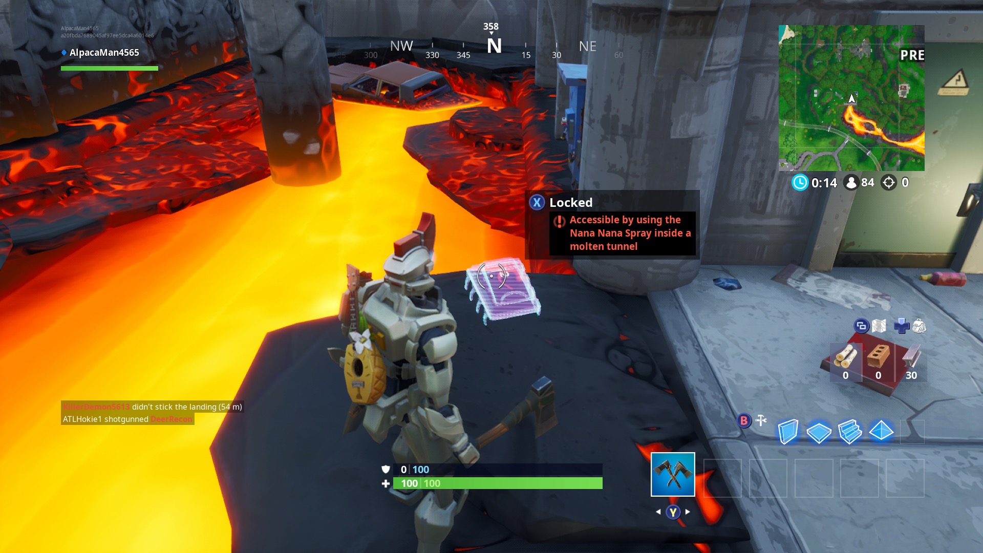 Fortnite Fortbyte 12 Location lava