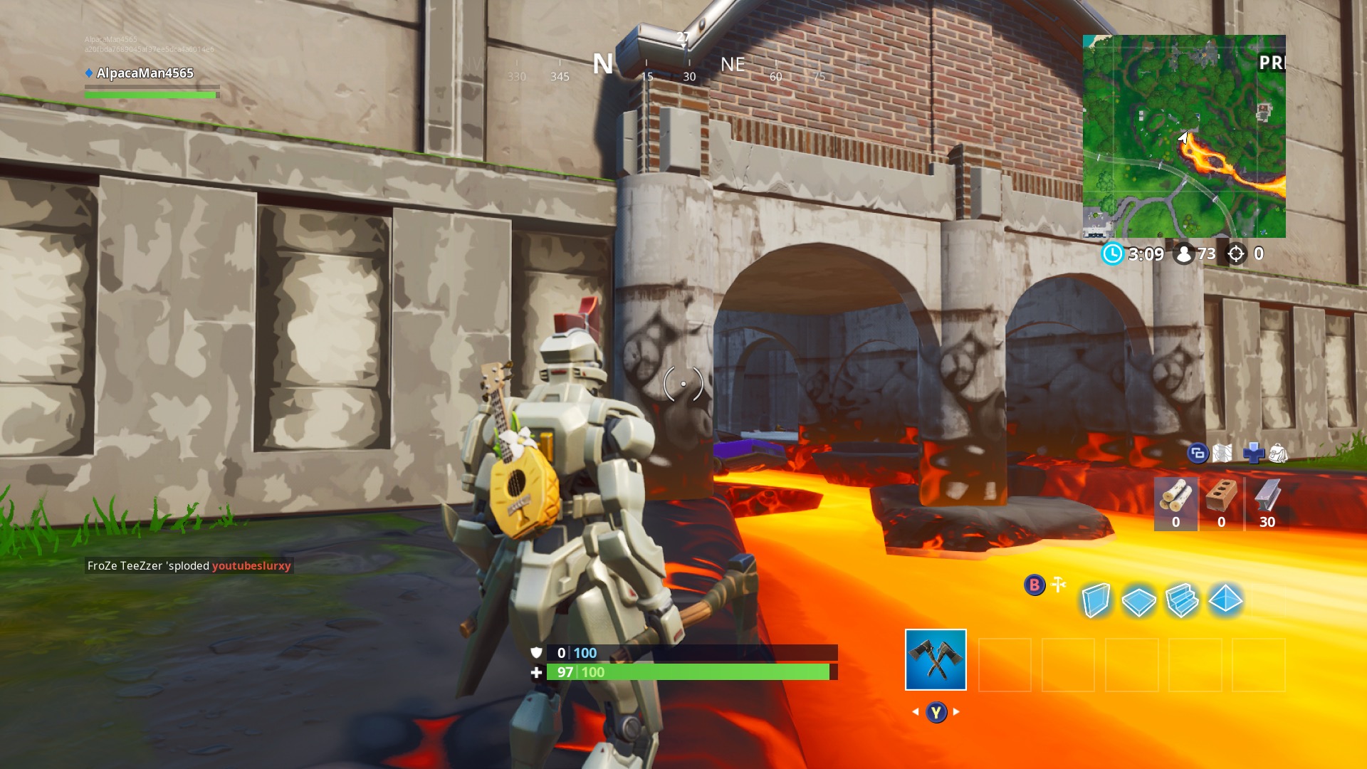 Fortnite Fortbyte 12 Location tunnel