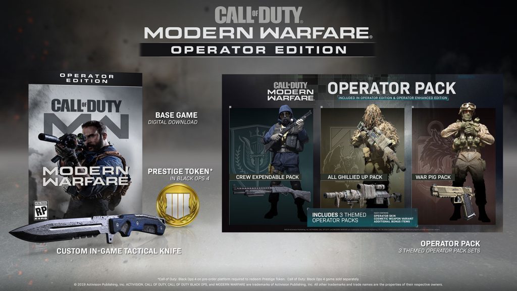 Call of Duty Modern Warfare Operator Edition