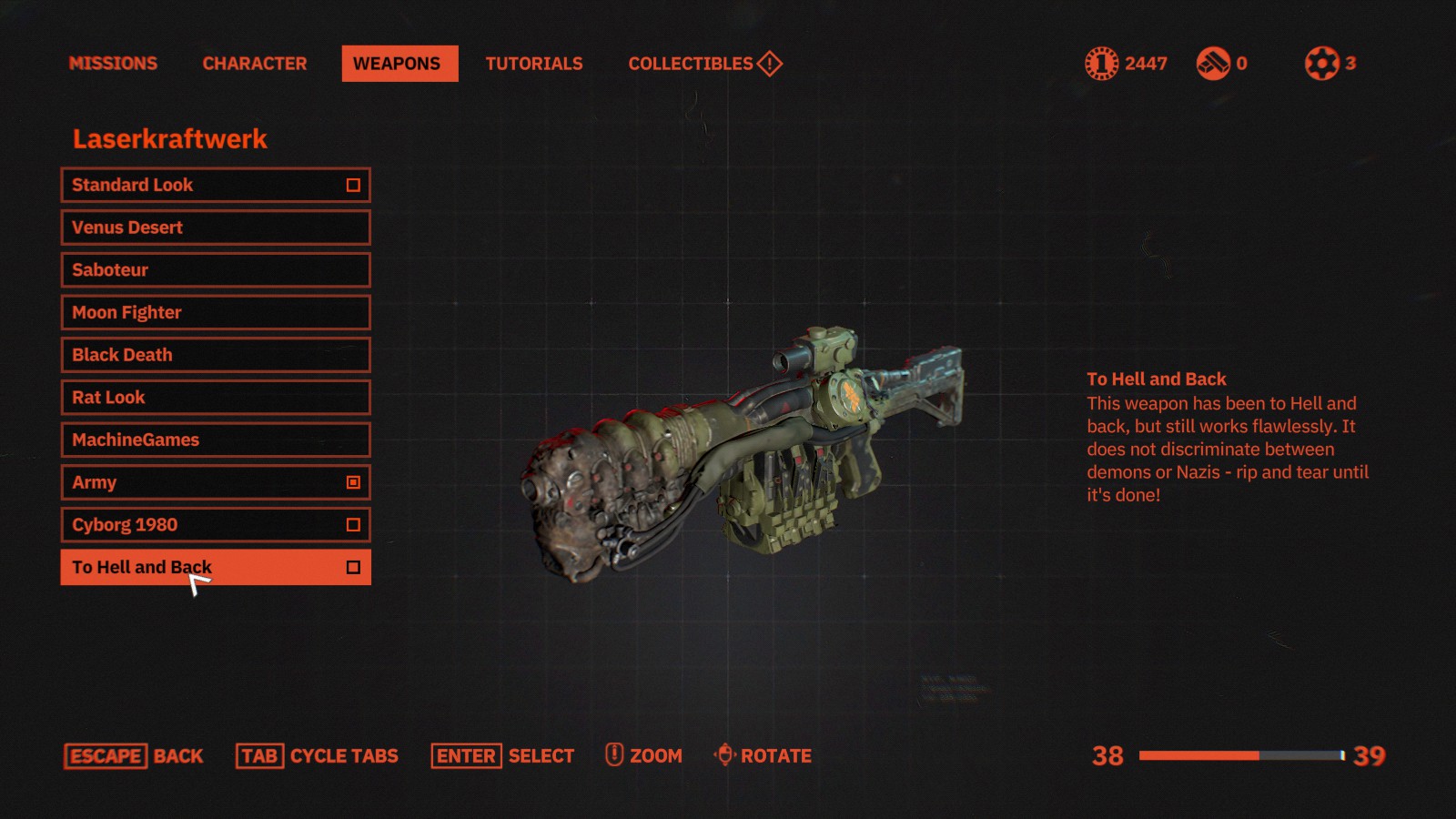 Wolfenstein Youngblood Doom Eternal Skins weapon