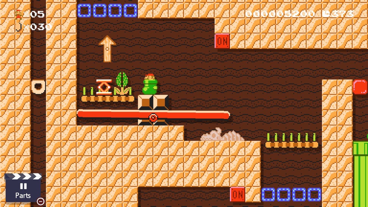 Super Mario Maker 2 Ancient Seesaw Fortress