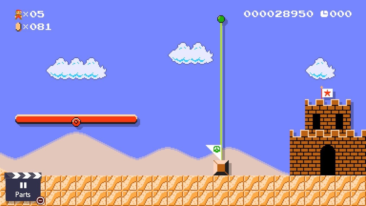 Super Mario Maker 2 Ancient Seesaw Fortress