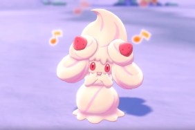 pokemon sword and shield alcremie close-up