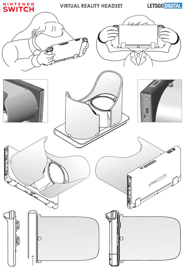 Switch VR headset patented by Nintendo