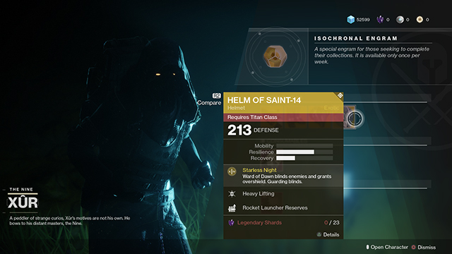 xur today