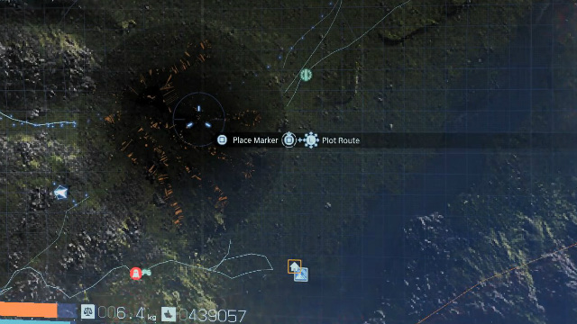 Death Stranding Void Out on Map