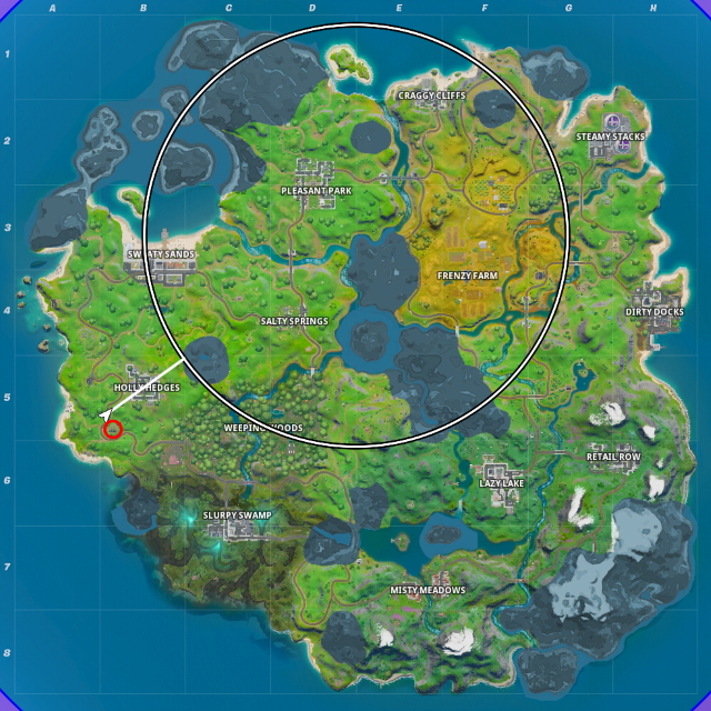 Fortnite Hidden N location