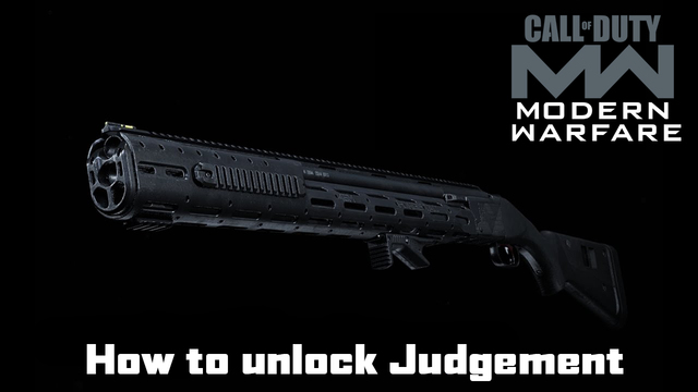 Modern Warfare Judgement shotgun