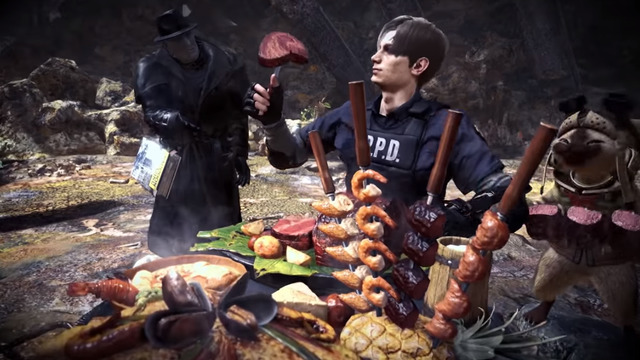 Monster Hunter World x Resident Evil 2