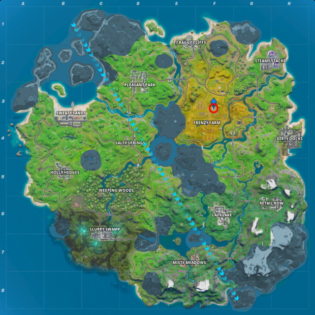 Fortnite Hidden I location