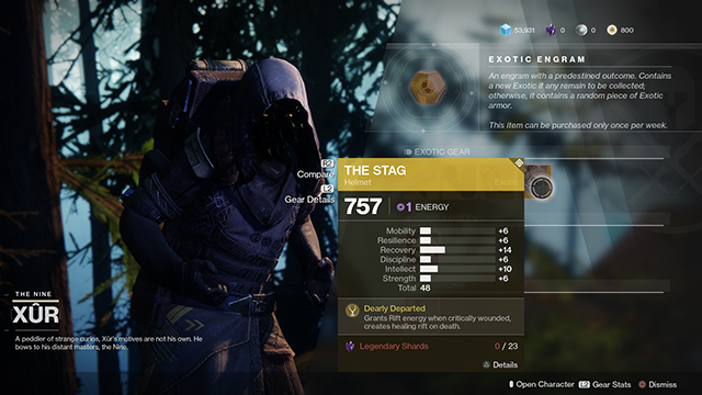 xur today