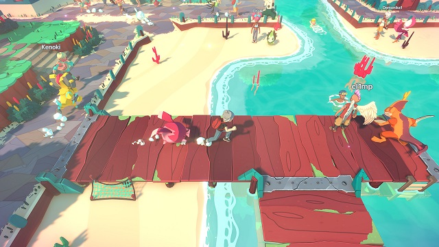 Temtem overhead view Gameplay