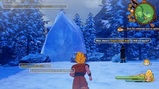 Dragon Ball Z Kakarot Frozen Rabbit Meat location