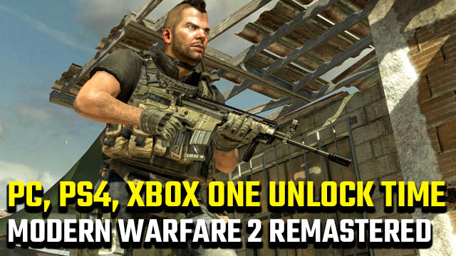 Modern Warfare 2 Remastered unlock time