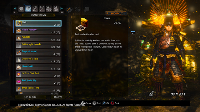 How to heal in Nioh 2