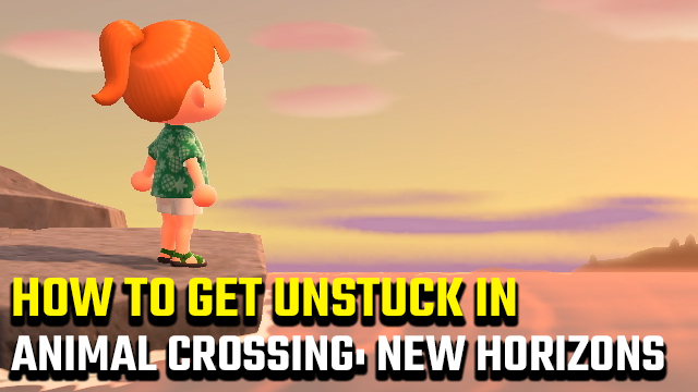 how to get unstuck in Animal Crossing: New Horizons