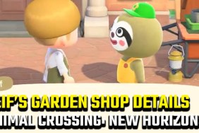 Animal Crossing: New Horizons Leif's Gardening Shop location