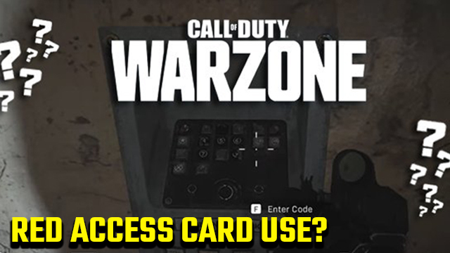 Call of Duty Warzone Red Access Card location use